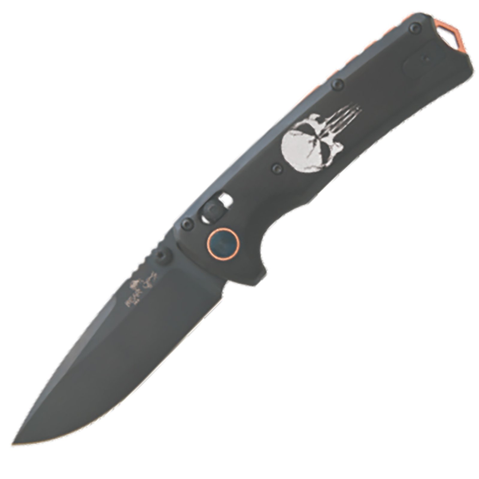 Bear & Son UMC-1100-ALBK-BS Nekama-II 3.5 In Black & Copper Drop Point - BEAR CUTLE