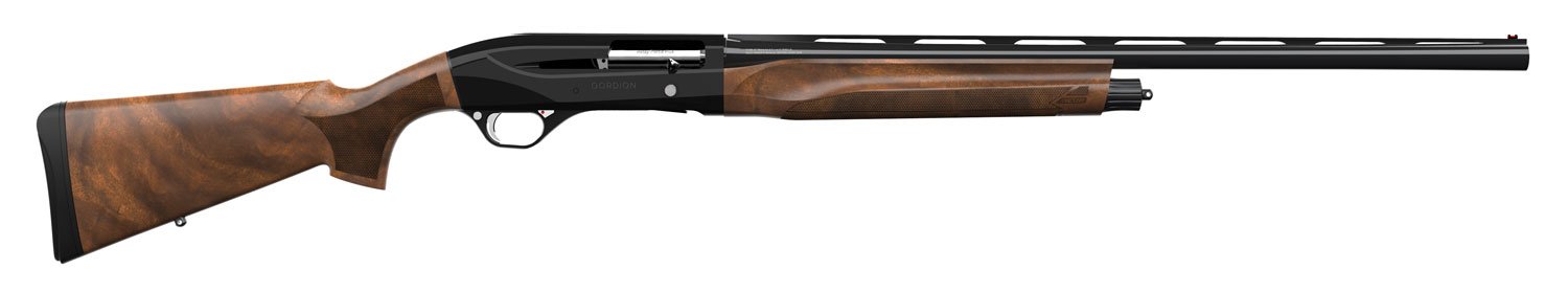 Retay USA GORPLBLK-26 Gordion 12ga 3" 26" Semi-Auto Walnut Jet Black - Retay USA - 12 Gauge