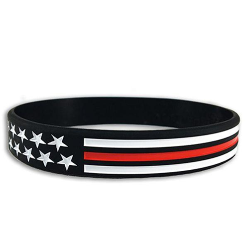 Buy Thin Red Line American Flag Bracelet online
