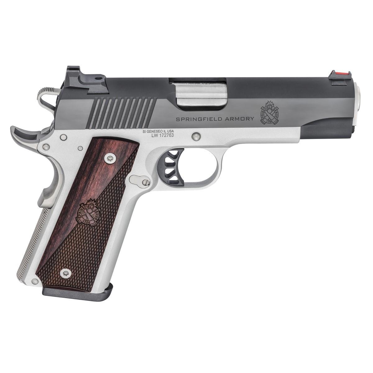Springfield Armory PX9117L 1911 Ronin Operator 9mm, Satin Aluminum/Black, 4.25" Stainless Steel Barrel, 9-Round, 31oz