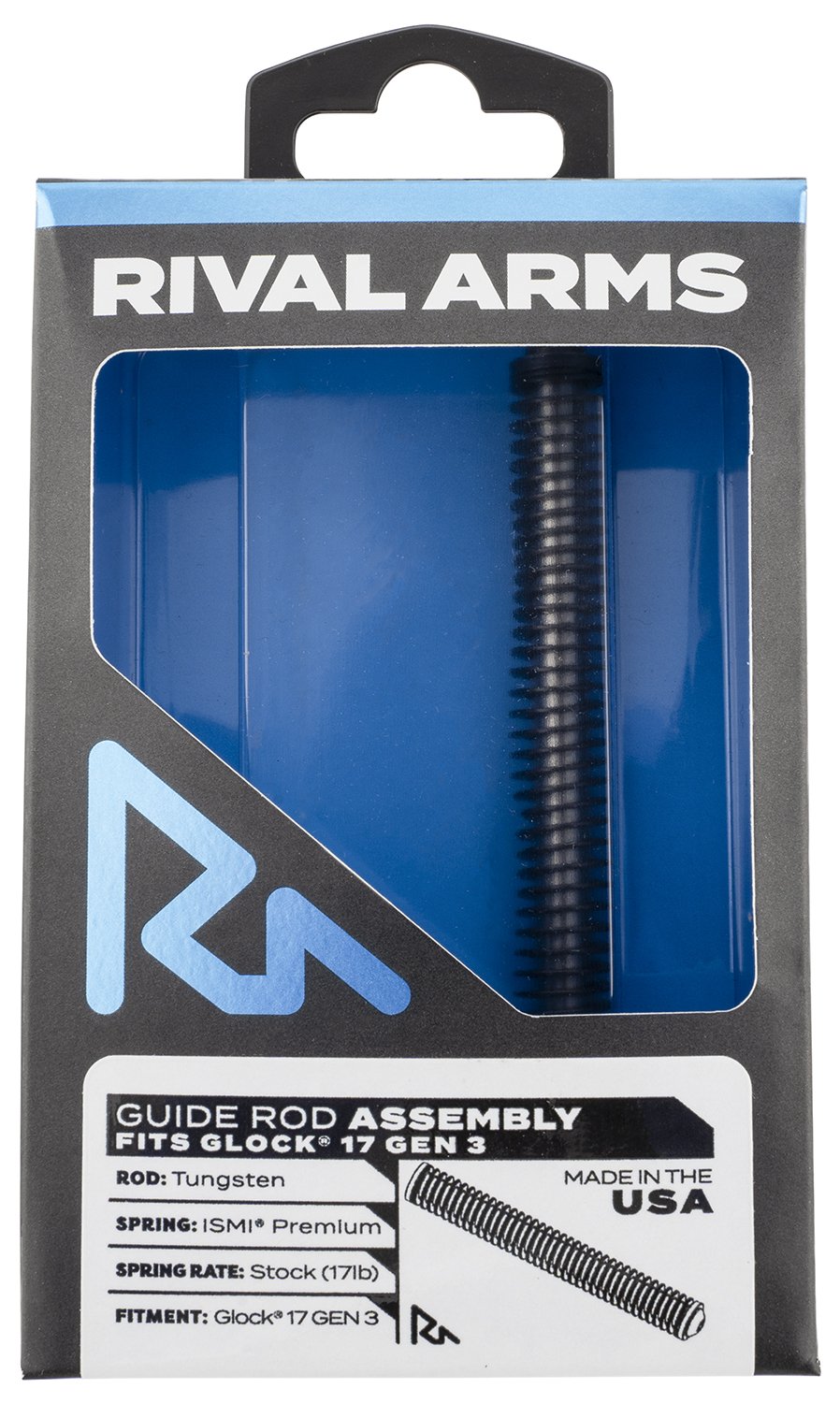 Rival Arms RA50G101T Guide Rod Assembly Glock 17 Gen3 Tungsten