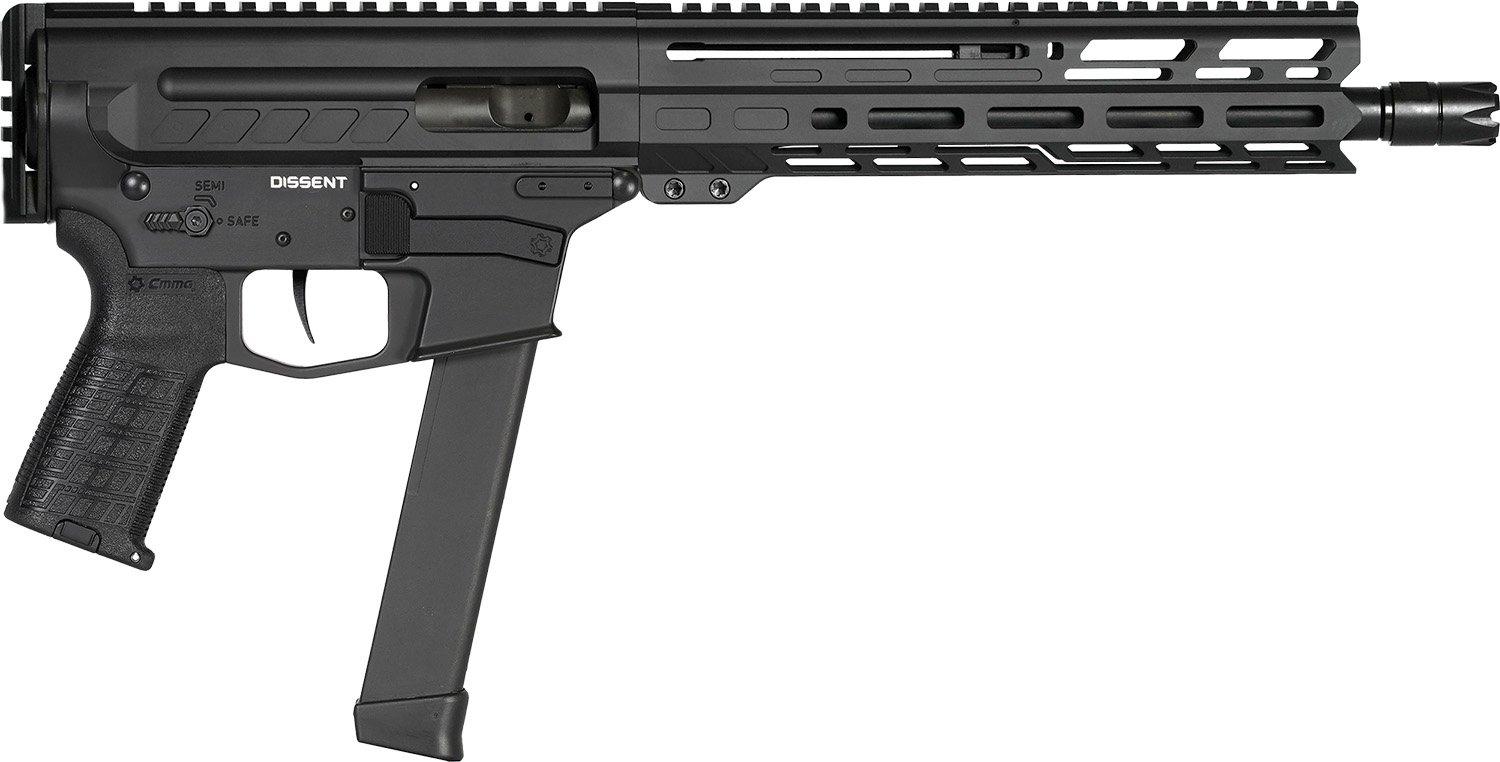 CMMG 99A806DAB Dissent MKGS 9mm 10.5" Black M-LOK Handguard 33+1 - CMMG - 9mm Luger
