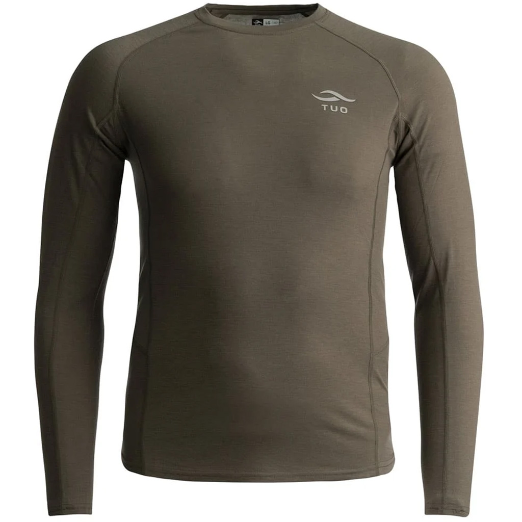 TUO 9010113-2771200 Kinetic Merino 150 LS Crew Shirt Deadfall Small