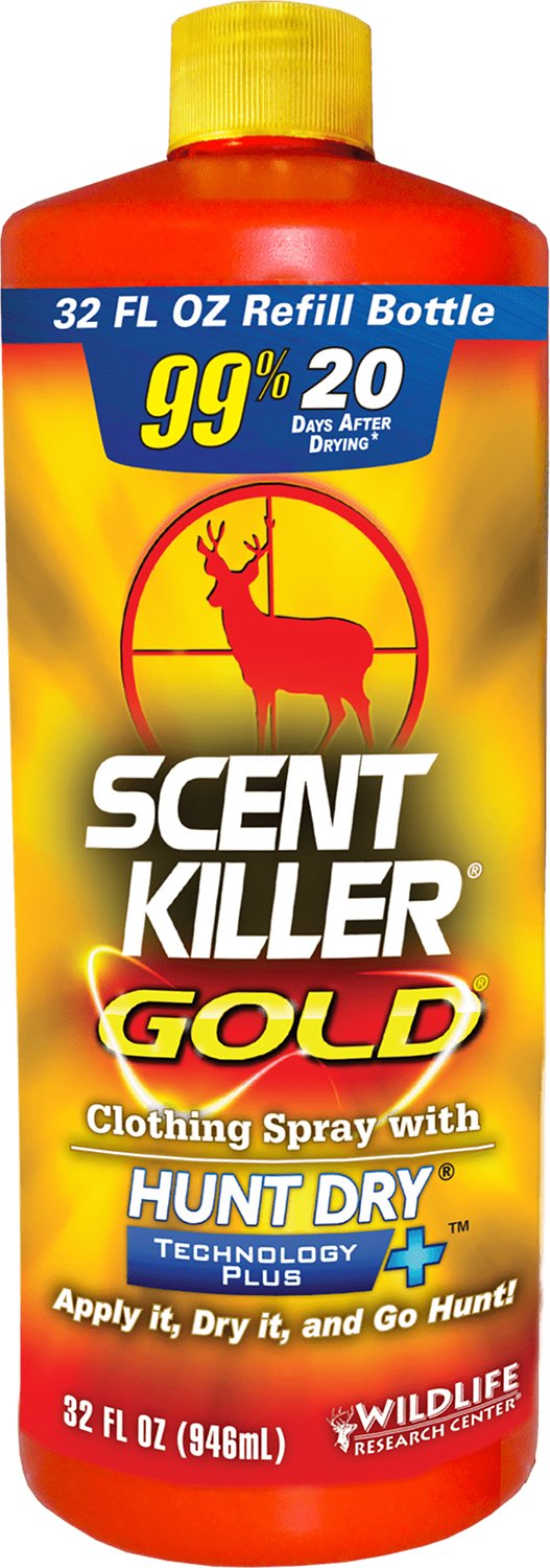 Wildlife Research 1261 Scent Killer Gold Spray Refill Odorless 32 oz - WILD