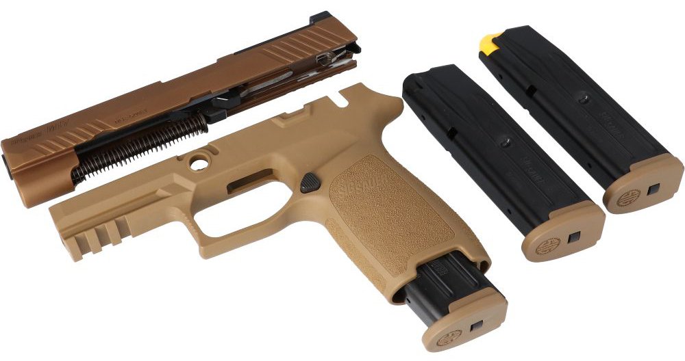 Sig CAL-X KIT P320-M17 9MM FULL COYOTE 10RD