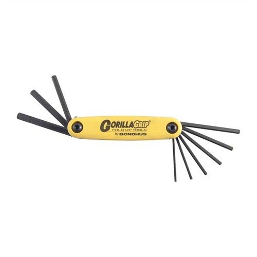 Buy BONDHUS GORILLA GRIP SAE 9-Piece Hex Wrench Set 5/64 -1/4 online