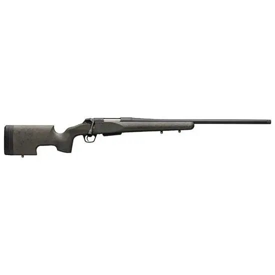 Winchester Guns XPR SR 6.8 Western Caliber with 3+1 Capacity, 24" Threaded Barrel, Black Perma-Cote Metal Finish & Black Webbed Green Grayboe Renegade Long Range Stock Right Hand (Full Size) - Winchester - 6.8 Western