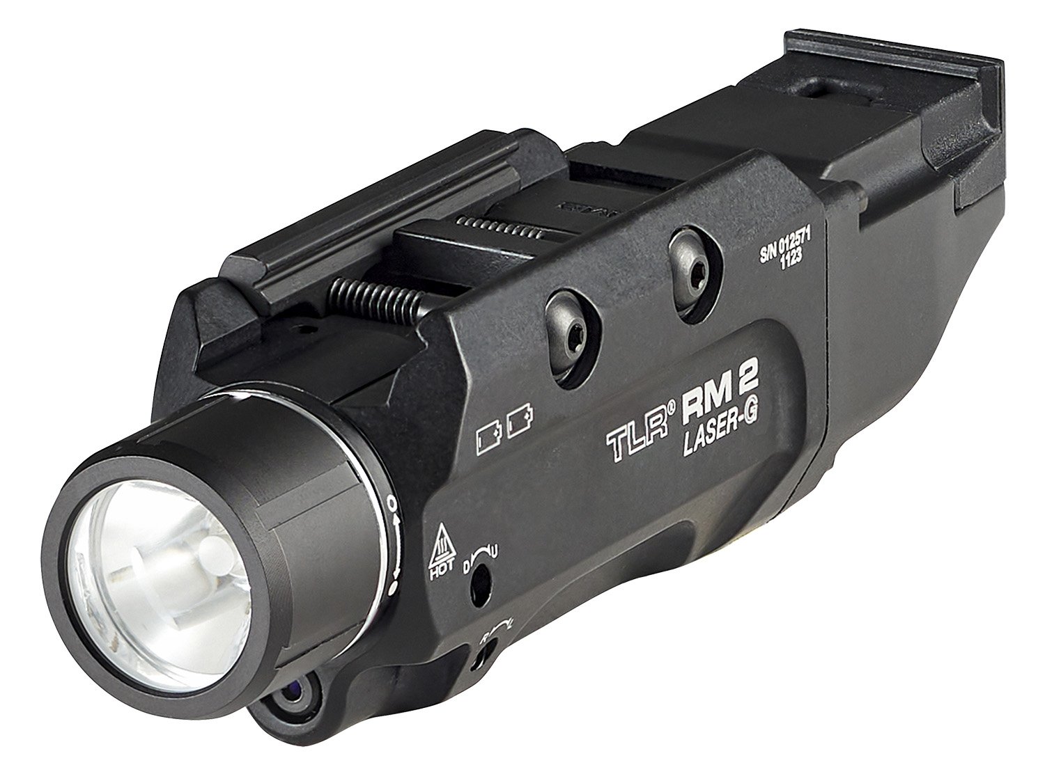 Streamlight 69454 TLR RM 2 Laser-G 1000 Lumen LED Tactical Light Black - Streamlight - 1,000 LUMENS