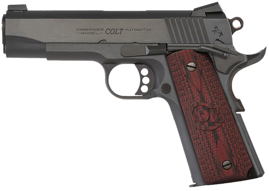Colt ZO4943XE Combat Commander .38 Super 4.25" Blued Steel 9 Rds