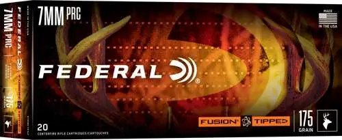 Federal F7PRCTFS2 Fusion 7mm PRC 175gr Bonded Soft Point 20 Rounds