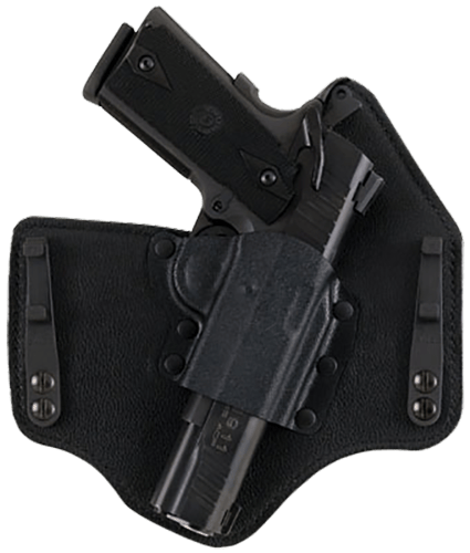 Galco KingTuk IWB Holster, S&W M&P 9/40, Right Hand, Kydex and Leather, Black, Adjustable Height and Angle, KT472B