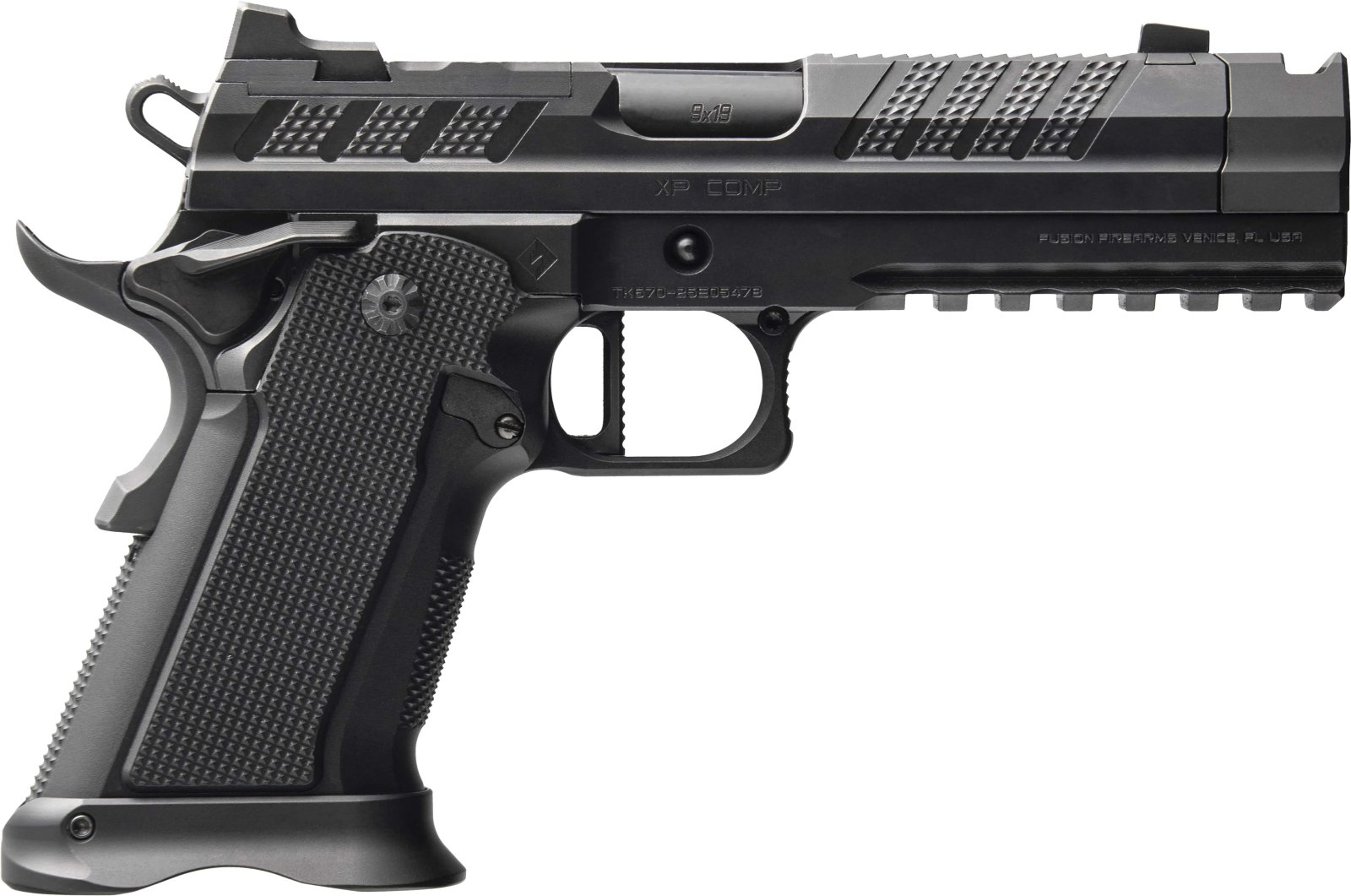 Fusion Firearms XP XP 9mm Luger RMR/RMSc Optic Plates Included 17+1 4.600 Black Steel