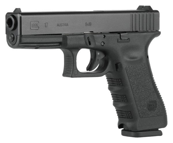 Glock 17 Gen3 9mm Pistol Black, 17+1 Capacity, 4.49" Barrel