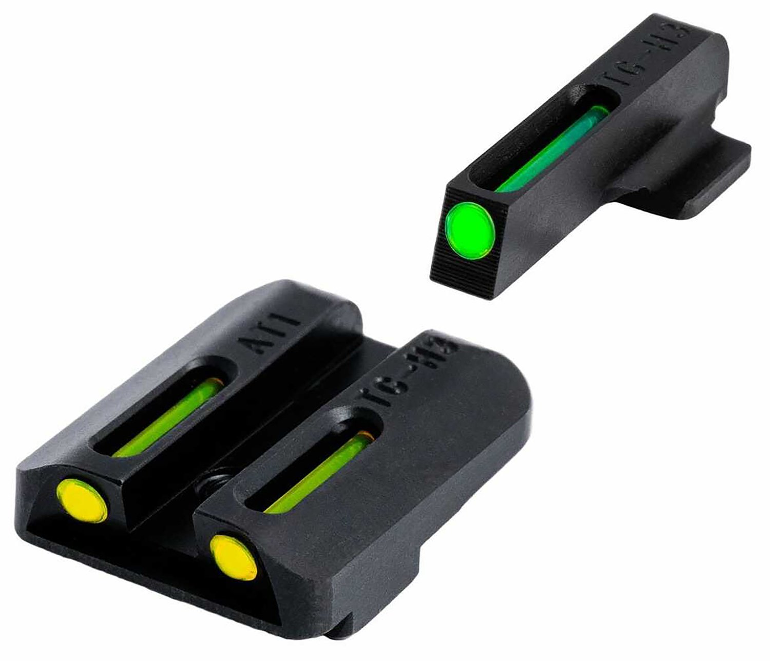 Buy TruGlo TFO Day/Night Sight Set for Novak .260/.450 Yellow Rear Sight online