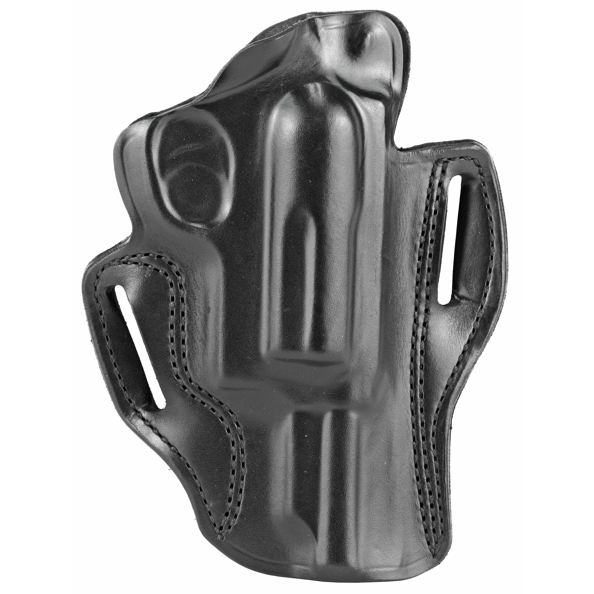 DeSantis 002BAP5Z0 Speed Scabbard RH OWB Leather Holster Judge 3" Black