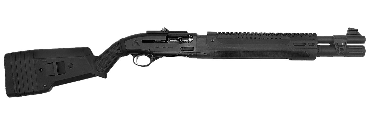 Langdon Tactical Tech LTT1301HBFRMBLK Beretta 1301 3" 7+1 18.50" Black Oxide Heat Shield Barrel, Black Aluminum Receiver w/Picatinny Rail, Black Magpul Polymer Stock, Beretta Patrol Forend - LTT - 3"