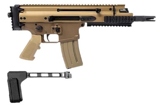 FN SCAR 15P 38101887 300 Blackout 7.5" 30+1 FDE Aluminum Receiver - FN America - 300 BLACKOUT