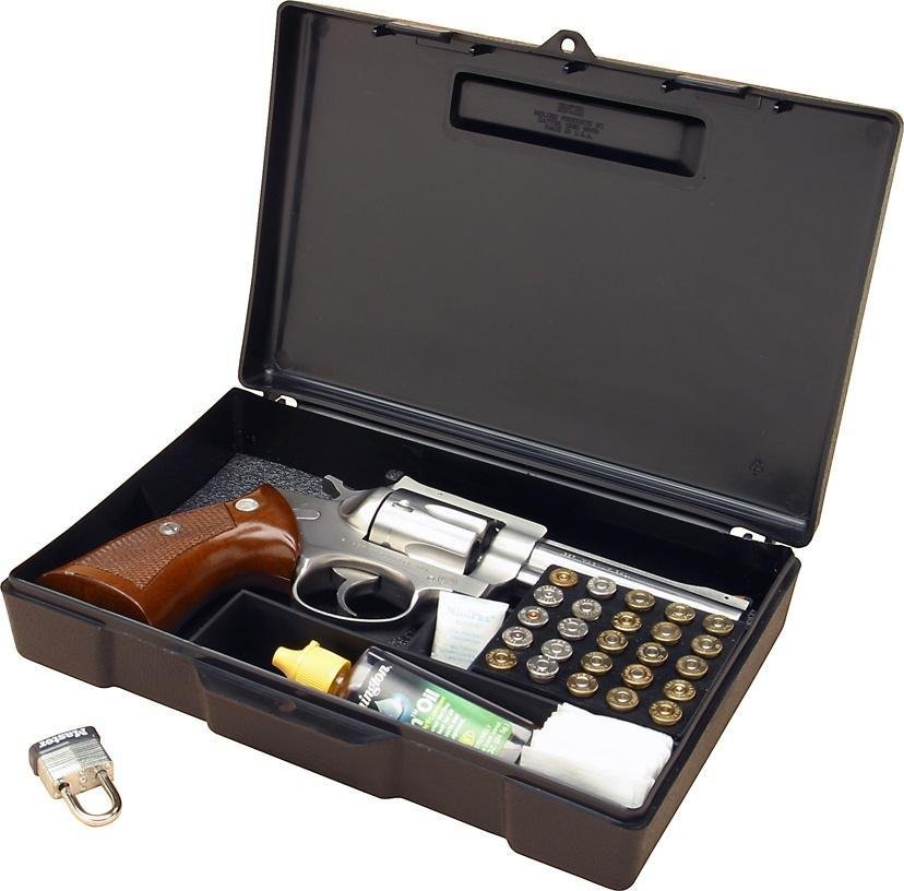MTM Case-Gard 80440 Handgun Storage Case Black Fits 4 Inch Barrel - MTM Case-Gard