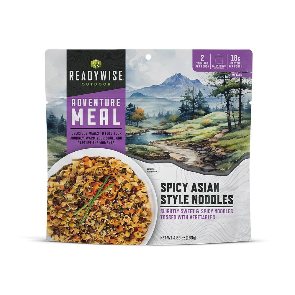 Readywise Spicy Asian Style Noodles Single Pack - ReadyWise