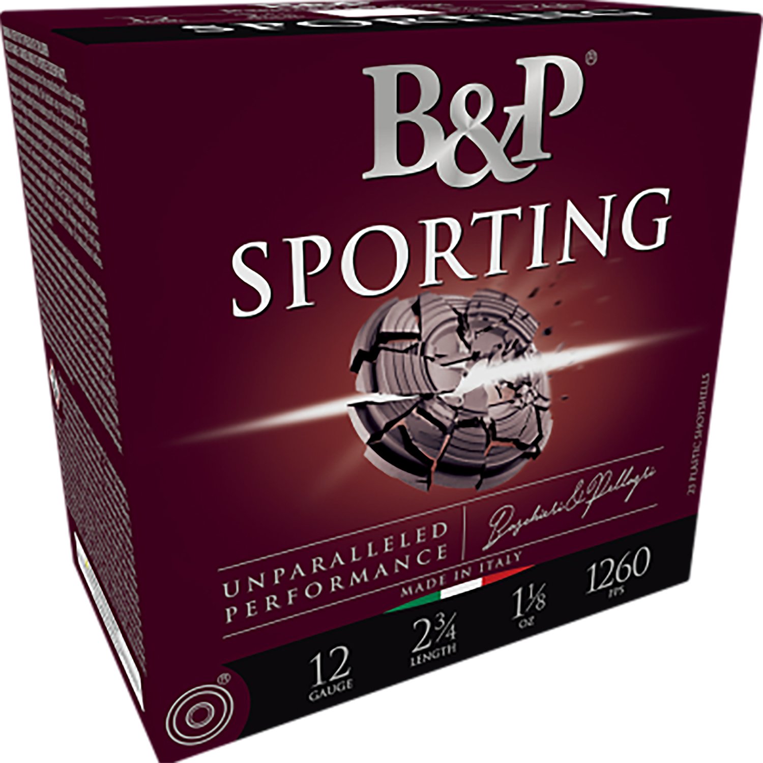 Baschieri & Pellagri 12B1SCF8 12Ga 2.75" 1oz #8 1200fps 25/Box - Baschieri & Pellagri - 12 Gauge