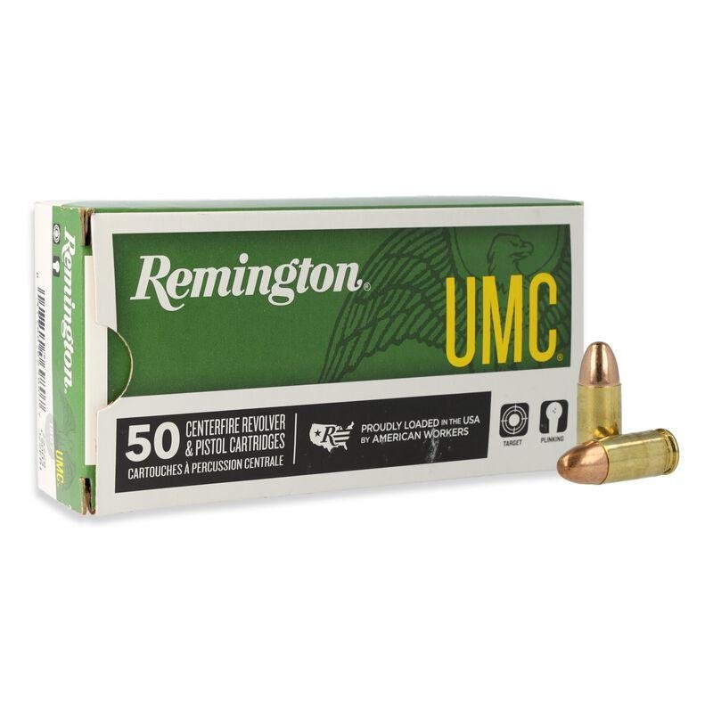 Remington UMC 9mm Ammo 115 gr FMJ 115gr Ball grain