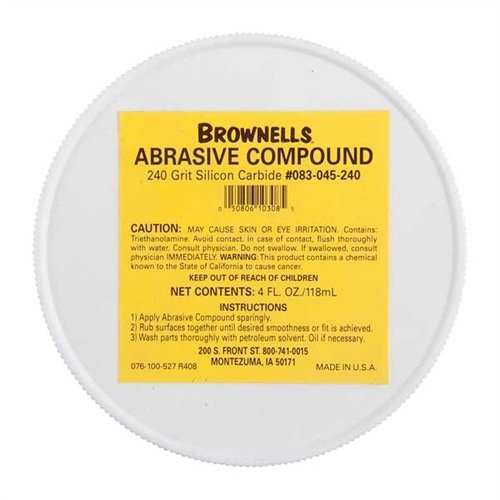 Brownells 240 Grit Silicon Carbide Abrasive Compound - Brownells