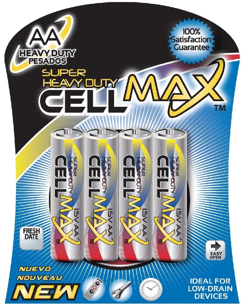 Value CellMax HD AA Batteries Super Heavy Duty 4-Pack