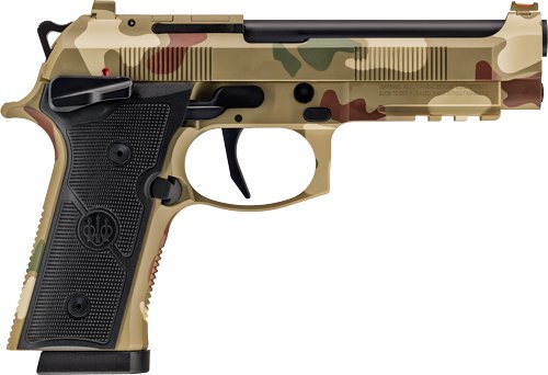 Beretta 92XI SAO FS 9mm 4.7" 15Rnd Frogskin Camo 2 Mags SPEC0745A15 - Beretta - 9mm