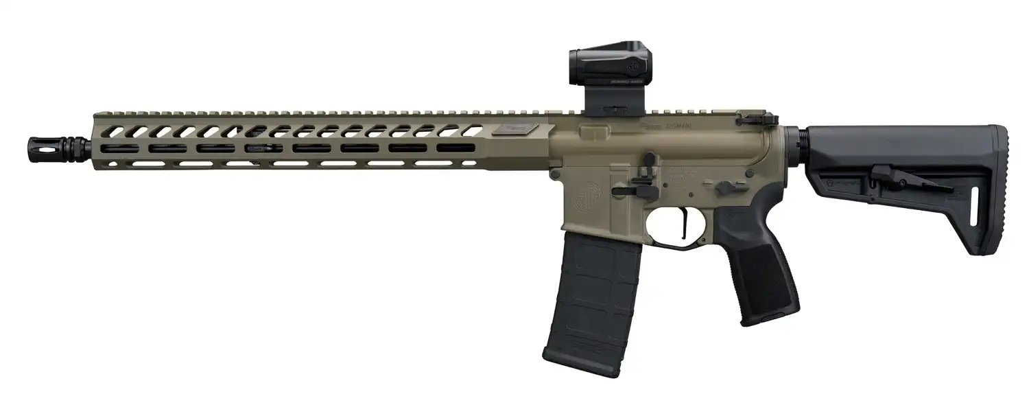 SIG SAUER RM400-556N-16B-FORGE-MSGRN M400 Forge 223 Rem | 5.56 NATO 16" Moss Green Cerakote
