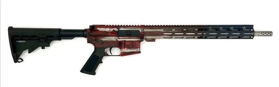 GL15223SSFAMF GLFA Battleworn American AR-15 5.56 NATO Semi-Auto Rifle - Great Lakes Firearms - .223 WYLDE
