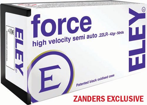 Eley Force .22 LR 42gr Round Nose 50rd Box - Eley - .22 LONG RIFLE
