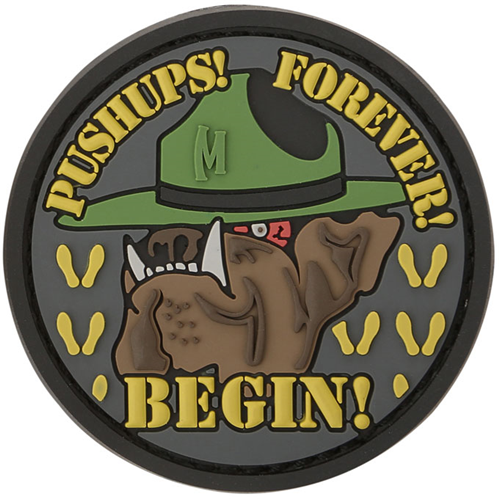 Buy Maxpedition Devil Dog Morale Patch PVC Hook-Back 3x2 in online