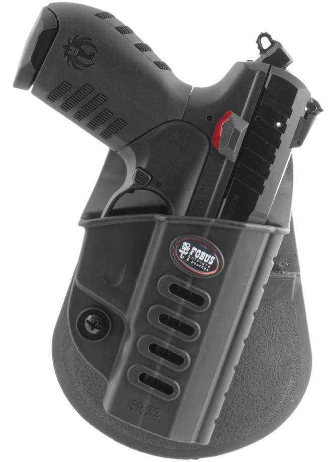 Fobus SR22RP Black Polymer Roto Paddle Holster for Ruger SR22 Right Hand - First Samco/Fobus