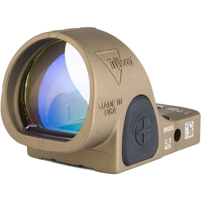 TRIJICON SRO 2.5 MOA Adjustable LED Green Dot Coy Brown - View 2