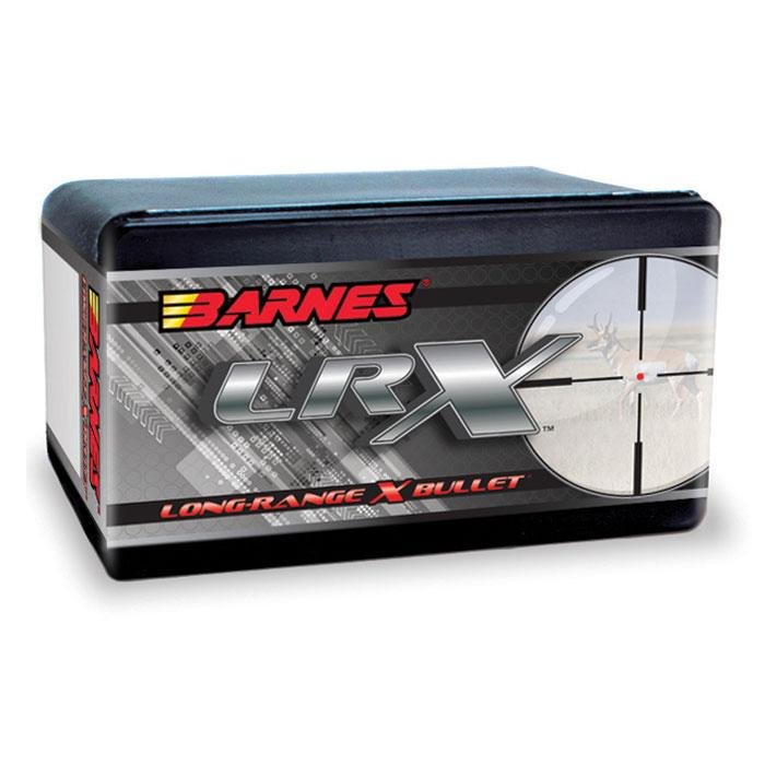 Barnes Bullets 30228 LRX Long Range 6.5mm .264 Diameter 127 Grain Boat Tail, Non-Coated, 50 Pack - Barnes Bullets - 264 Caliber