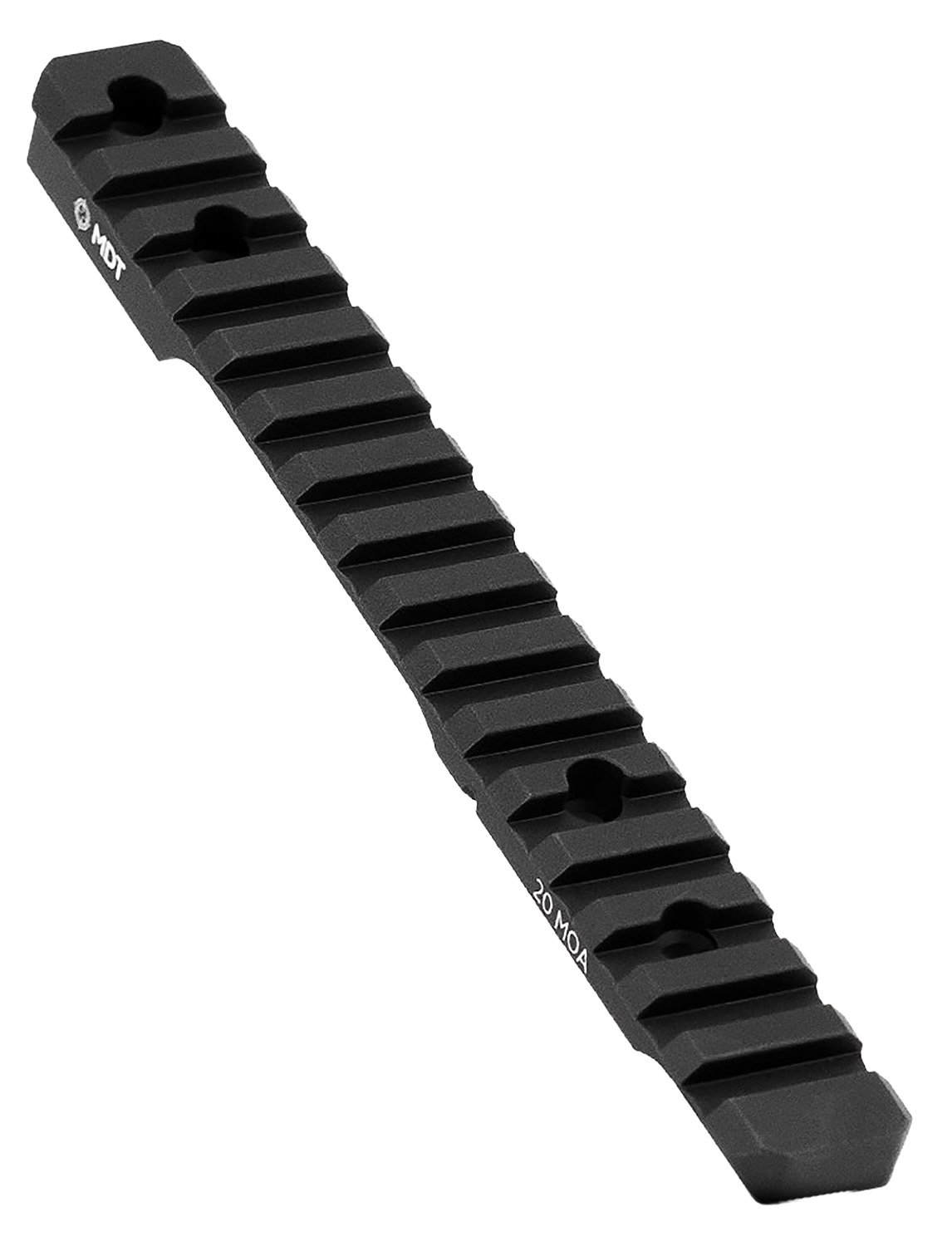 MDT 102190BLK Picatinny Scope Rail 11" Black Anodized 20 MOA Tikka T3/T3x