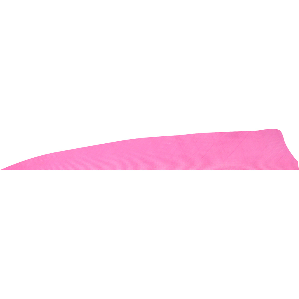 Gateway 400LSSFP-50 Shield Cut Feathers Flo Pink 4in LW 50pk