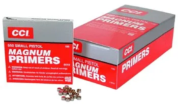 CCI PRIMERS 550 SMALL PISTOL MAGNUM 5000 PACK - CCI