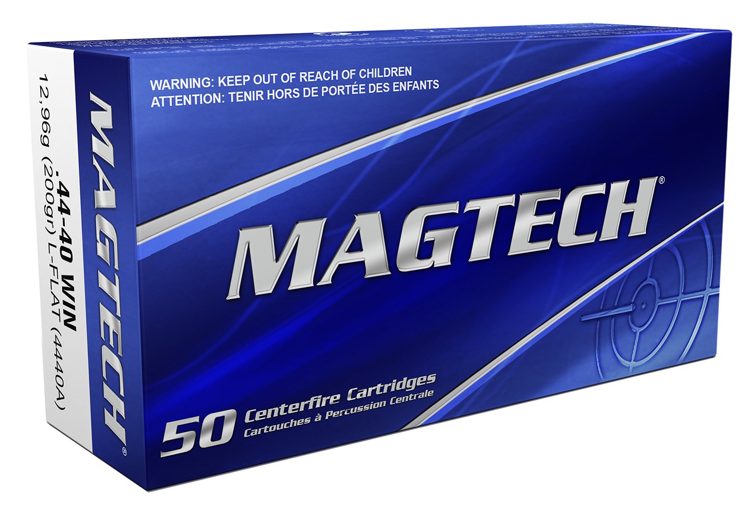 Magtech 4440A Range/Training 44-40Win 200gr Lead Flat Nose 50 Per Box/20 - Magtech Ammunition - LEAD FLAT NOSE