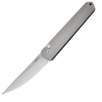 Boker 06EX290 Kwaiken Auto 3.5" 154CM Blade Silver Aluminum Handle