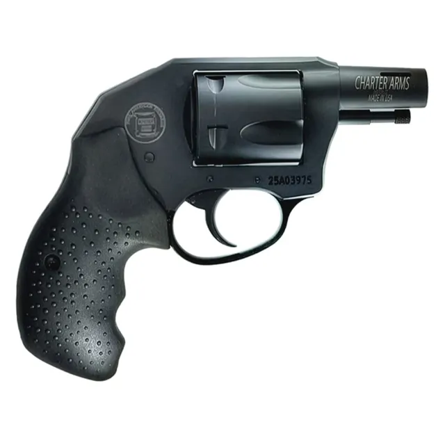 Charter Boomer 38Spl 6 Shot 2" Compact grip concealed hammer Black Passive - CHARTER - .38 Special