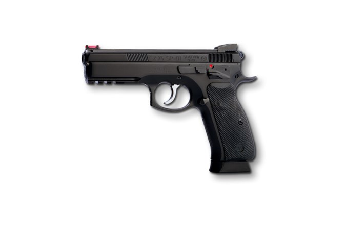 CZ 91031 SP01 Shadow Custom 9MM Pistol, 4.6" Barrel, 19 Rounds, Black - CZ-USA - 9MM