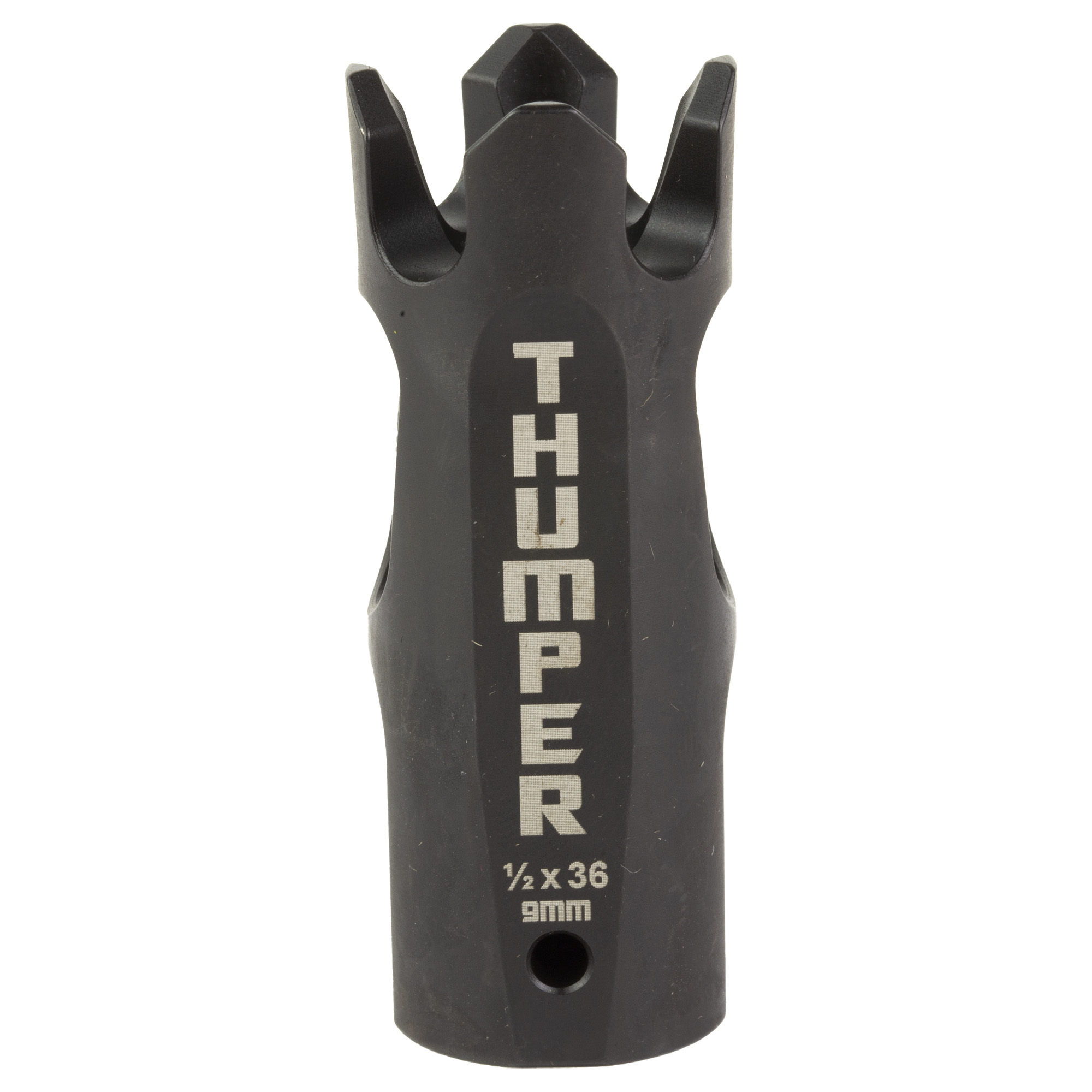 Battle Arms BAD-THUMPER-9MM-BN 9MM Muzzle Brake, Nitride, 1/2x36 Thread