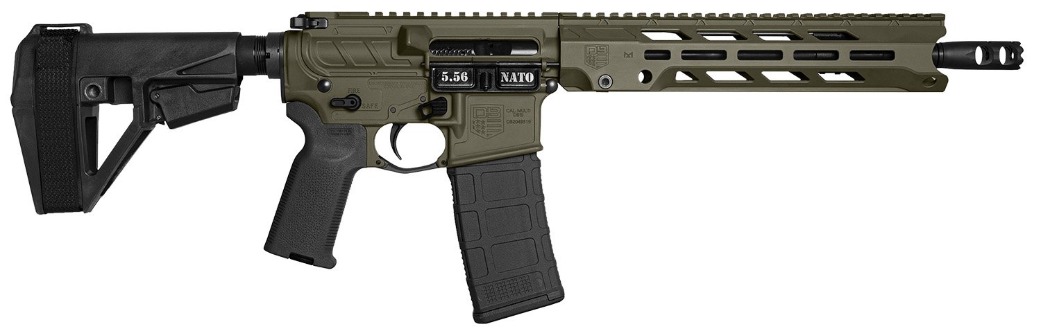Buy Diamondback DB1984K101 5.56 NATO 11.5" M-LOK SBA5 Brace OD Green online