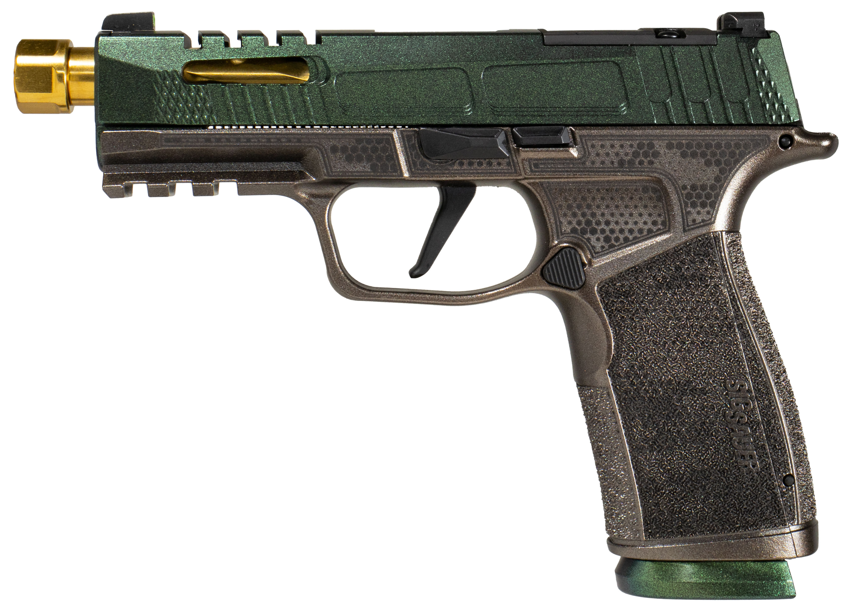 Sig Sauer 300231041920 P365 Cypress Raptor Green/FDE by Shark Coast Tactical