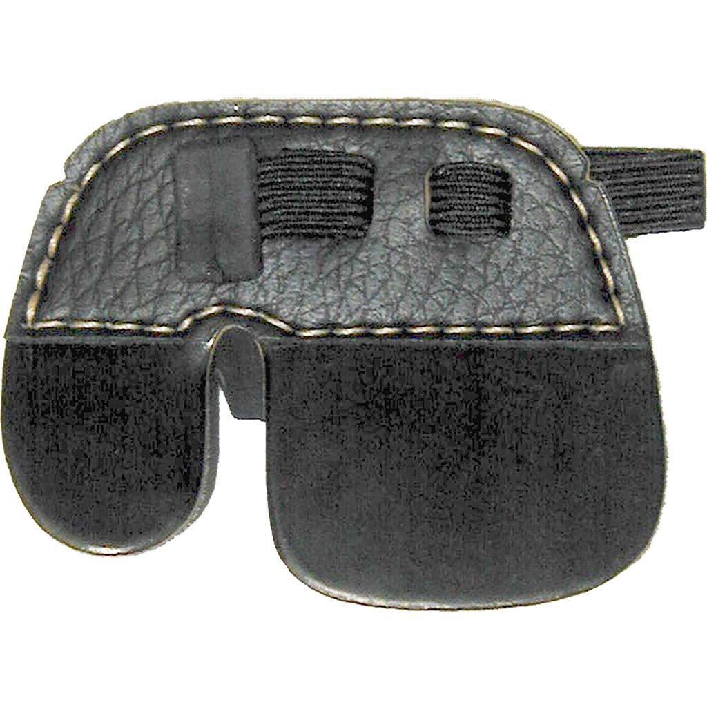 Bateman Bubba 3 Finger Split Cordovan Tab Medium Rubber Back RH - Archery Tab Shell Cordovan