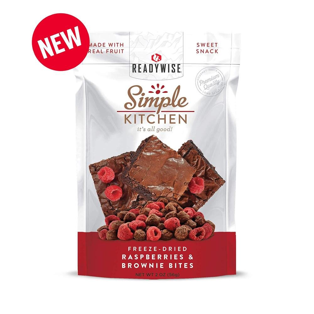 Readywise Simple Kitchen Raspberries & Brownie Bites - ReadyWise