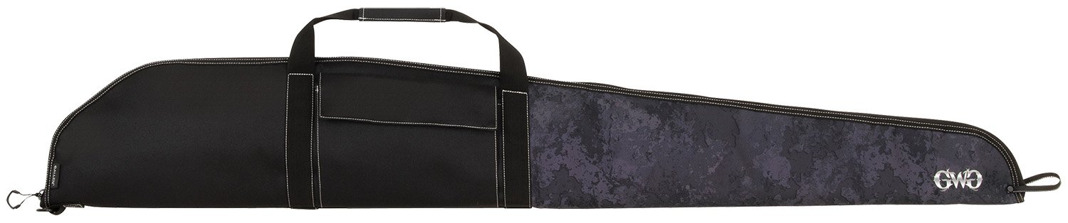 Girls With Guns 90752 Midnight Black Finish & Shade Blackout Camo Lockable Zipper & Padding 52" L Rifle Carrying Case - Allen Company - BLACK/SHADE BLACKOUT CAMO