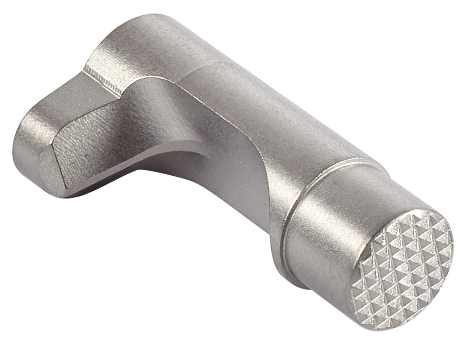 Wilson Combat 31TSBP 1911 Magazine Release Stainless Steel Checkered 30 LPI - Wilson Combat - BULLET PROOF
