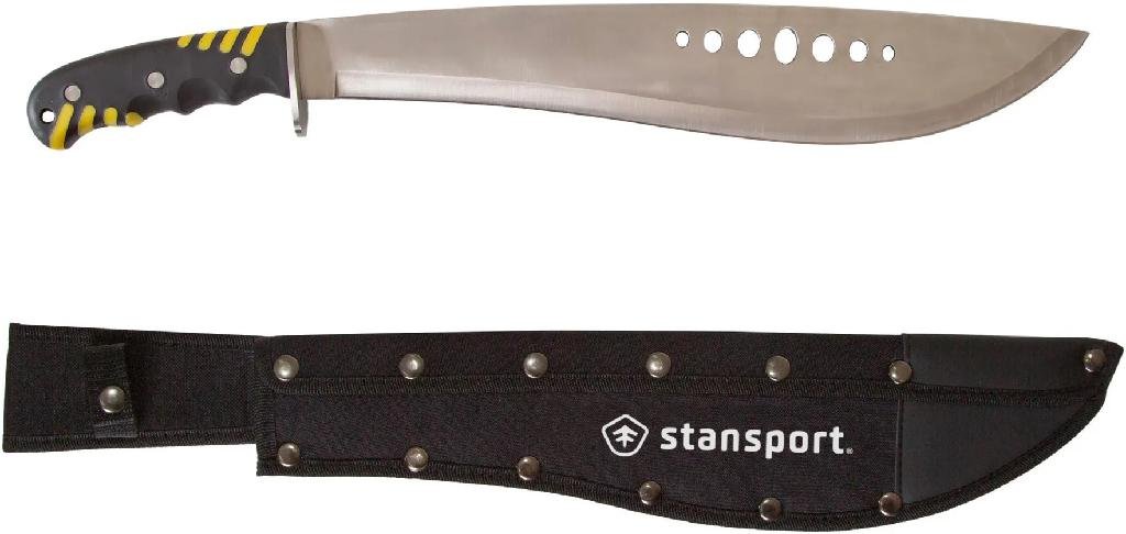 Buy S/SPORT P-3 15in Tempered Steel Machete 4mm Blade Rubber Grip online